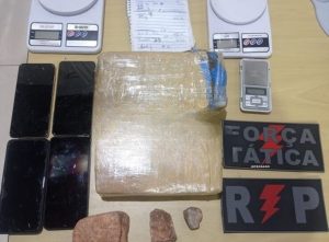 Polícia Militar e Força Tática prendem casal com grande quantidade de drogas em Alta Floresta d’Oeste