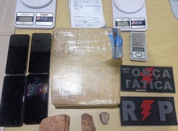 Polícia Militar e Força Tática prendem casal com grande quantidade de drogas em Alta Floresta d’Oeste