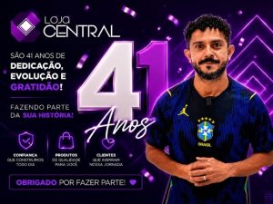 A promoção de 41 Anos da Loja Central continua, confira!