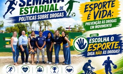 Esporte e Vida: Campanha Estadual reforça a prevenção e o combate às drogas através do esporte