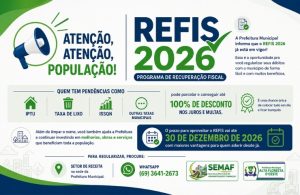 REFIS 2026 já está em vigor e oferece até 100% de desconto em juros e multas para regularização de débitos
