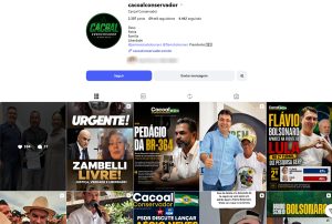 Página “Cacoal Conservador” no Instagram, derrubada por comissionados do Governo, volta ao ar por decisão judicial – Política