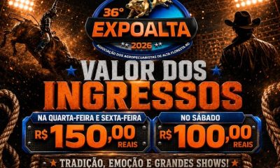 36ª Expoalta 2026 anuncia valores dos ingressos para os dias de festa