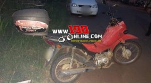 Alta Floresta – Motociclista sofre fratura após fios de internet se enroscarem em moto